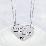 Collier Couple "I Love You Most"