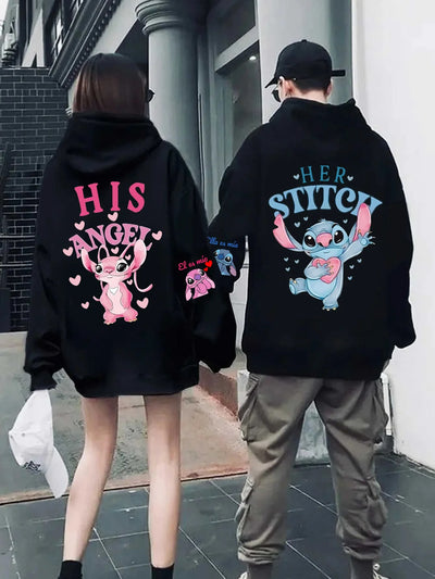 Sweat Couple Oversize Stitch Angel