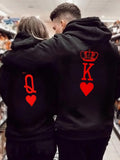 Sweat Couple Queen King Coeur