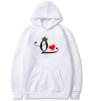Sweat Couple Roi Reine Coeur