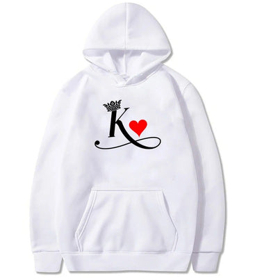 Sweat Couple Roi Reine Coeur