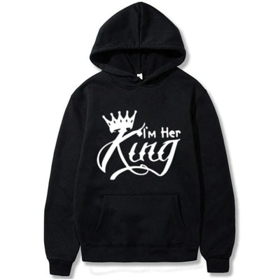 Sweat Couple Roi Reine