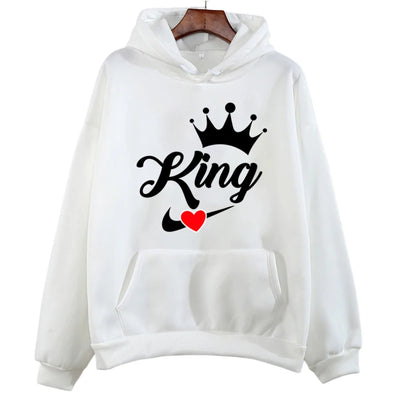 Sweat Couple King Queen Coeur