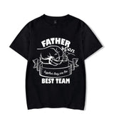 T Shirt Père Fils Meilleure Équipe