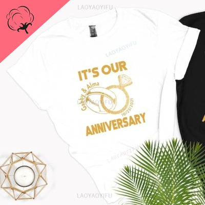 T Shirt Couple Anniversaire de Mariage