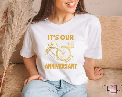 T Shirt Couple Anniversaire de Mariage