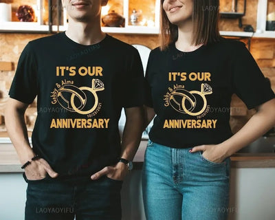 T Shirt Couple Anniversaire de Mariage