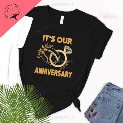 T Shirt Couple Anniversaire de Mariage
