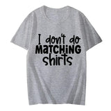 T Shirt Couple Assorti Humour