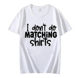 T Shirt Couple Assorti Humour