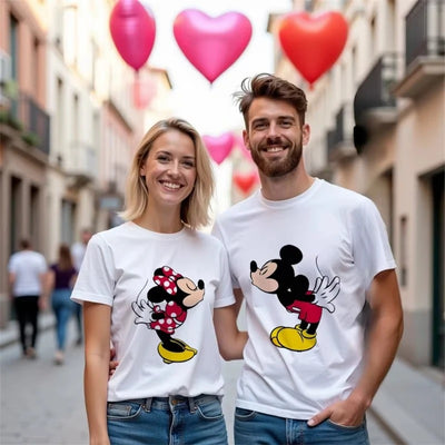 T Shirt Couple Disney Amoureux