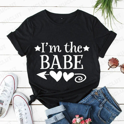 T Shirt Couple Humour Babe