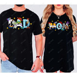 T Shirt Couple Mom Dad
