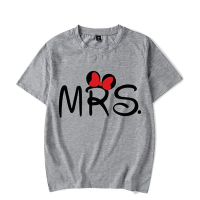 T Shirt Couple Mr Mrs Mickey