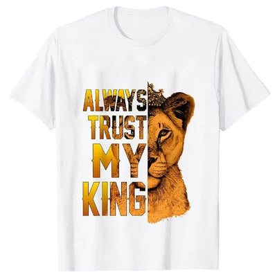 T Shirt Couple Roi Lion