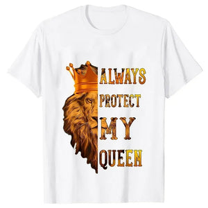 T Shirt Couple Roi Lion