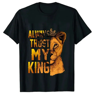 T Shirt Couple Roi Lion