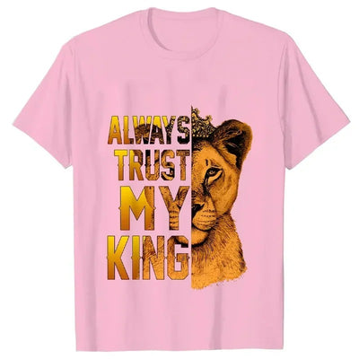 T Shirt Couple Roi Lion