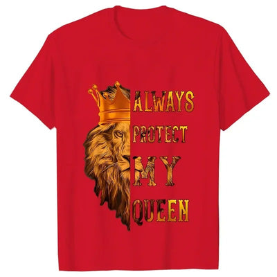 T Shirt Couple Roi Lion
