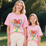 T Shirt Mère Fille Princesses de Disney