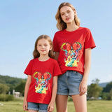 T Shirt Mère Fille Princesses de Disney