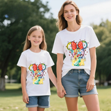 T Shirt Mère Fille Princesses de Disney 