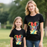 T Shirt Mère Fille Princesses de Disney