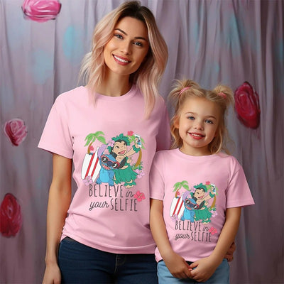 T Shirt Mère Fille Stitch Humour