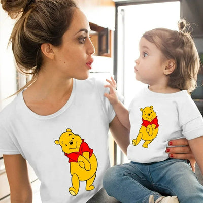 T Shirt Mère Fille Winnie The Pooh