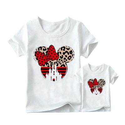 T Shirt Maman Fille Disney Château