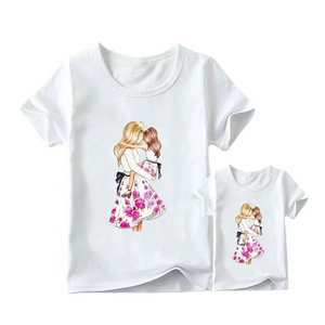 T Shirt Maman Fille Princesse