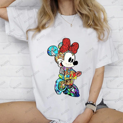 T Shirt pour Couple Mickey Colore