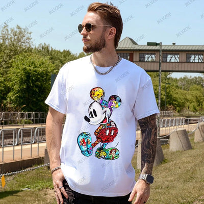 T Shirt pour Couple Mickey Colore