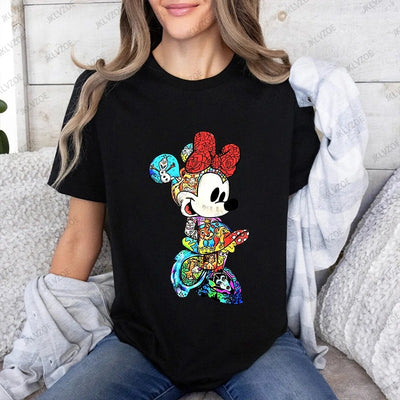 T Shirt pour Couple Mickey Colore