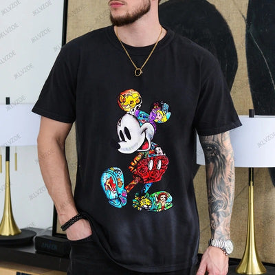 T Shirt pour Couple Mickey Colore