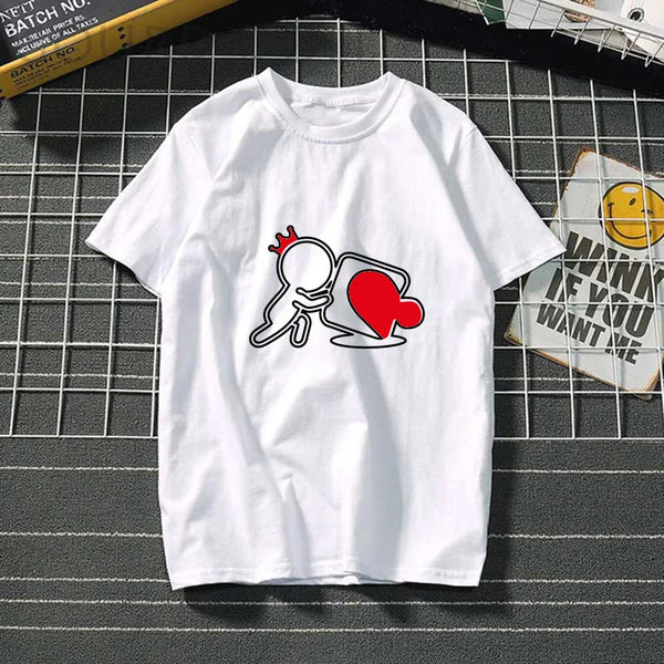 T Shirt pour Couple Puzzle Réuni Homme