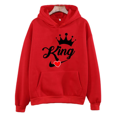 Sweat Couple King Queen Coeur