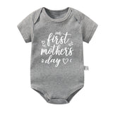 T Shirt Maman Bébé Première Fête des Mères