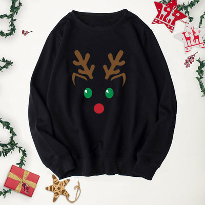 Pull Couple Renne de Noël