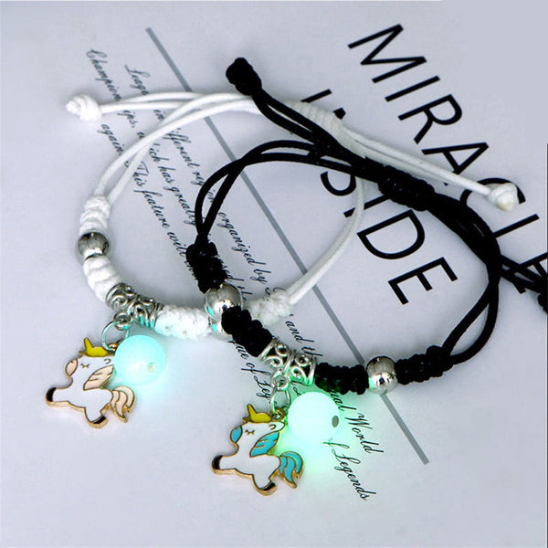 Bracelet Couple Fluo Licorne