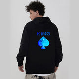 Sweat Couple Roi Piques Reine Coeurs