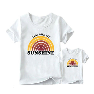 T Shirt Maman Fille Rayon de Soleil