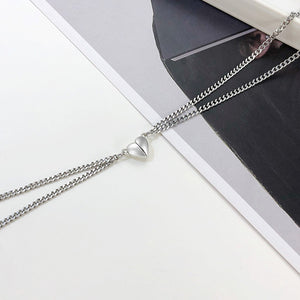 Collier Couple Coeur Partagé