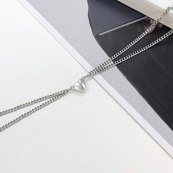 Collier Couple Coeur Partagé