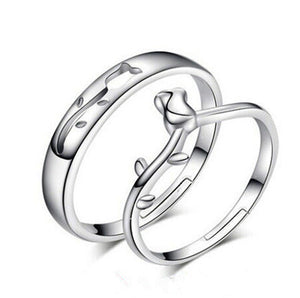 Bague Couple Rose