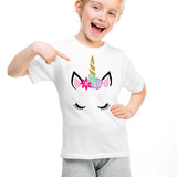 T Shirt Maman Fille Licorne