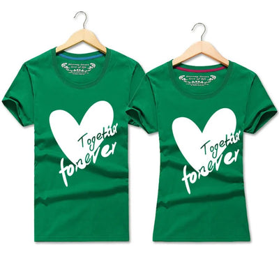 Tee Shirt Couple Grand Coeur