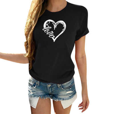 Tee Shirt Couple Coeur Love