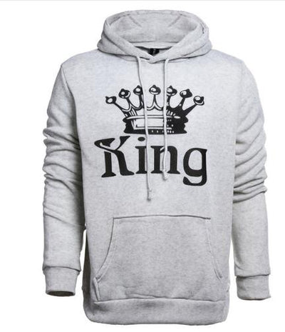 Sweat Couple Queen King Gris