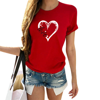 Tee Shirt Couple Coeur Love